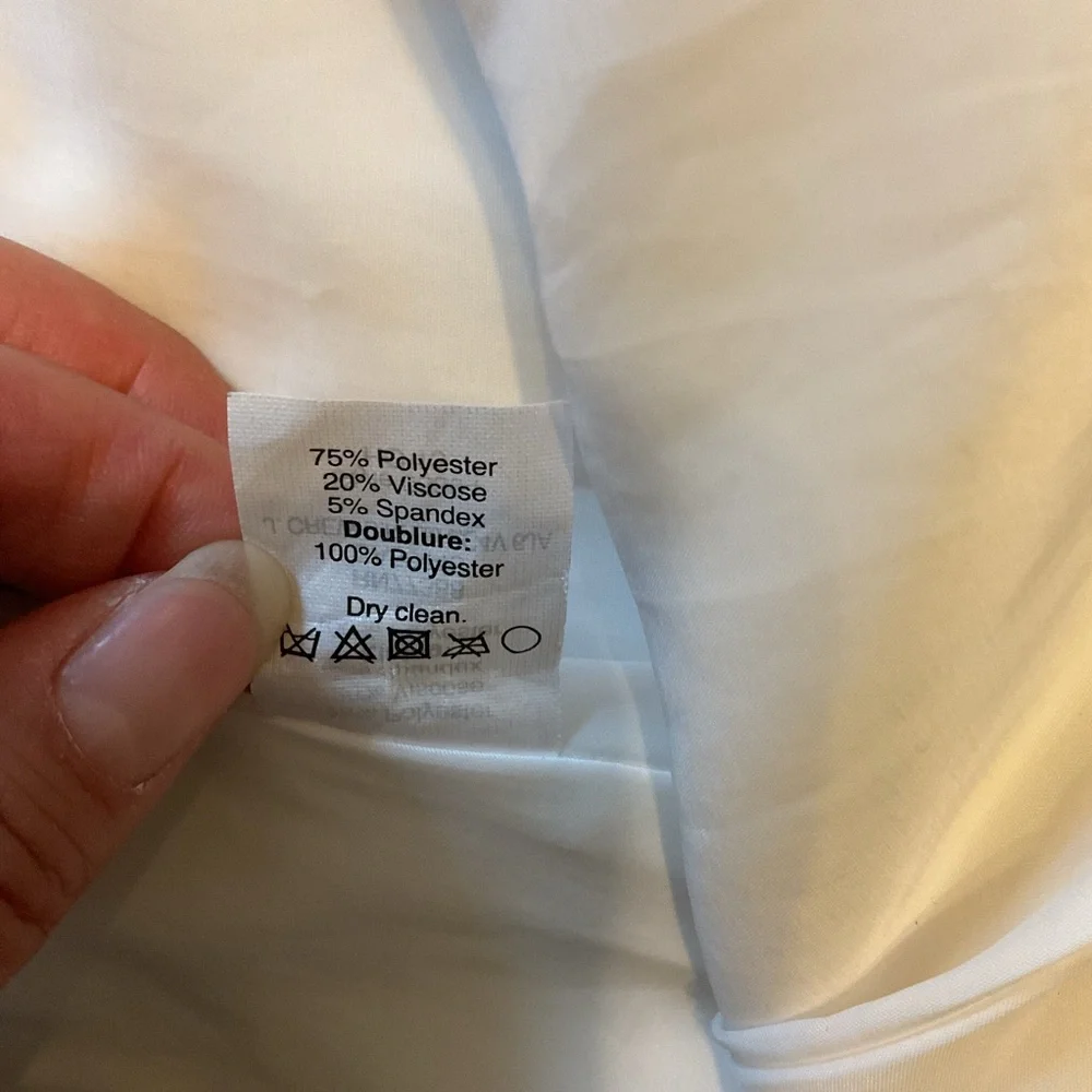 J. Crew Fit & Flared Cream Coquette 100% Linen Minimal Fully Lined Mini Skirt 00
